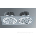 2 * 12w 50-60 Hz 135mm Aluminum Ssl Led Ceiling Lights Fixtures With 50% Energy Saving